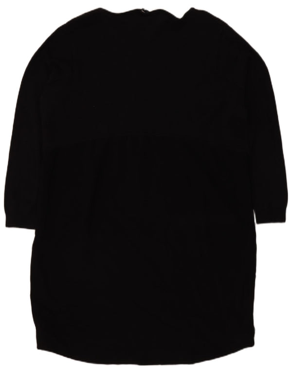 Γυναικείο Γυναικείο φόρεμα 3/4 με μανίκια UK 16 Large Black Classic