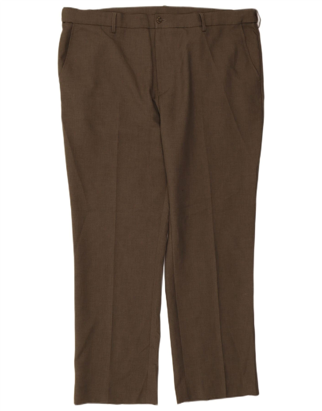 Farah Ανδρικό ίσιο παντελόνι Chino W44 L31 Χακί Πολυεστέρας