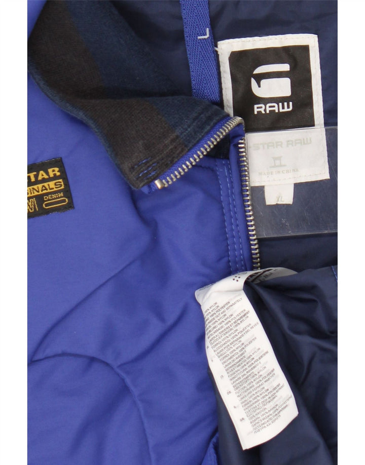 Ανδρικό μπουφάν G-Star Windbreaker UK 42 XL Blue Nylon