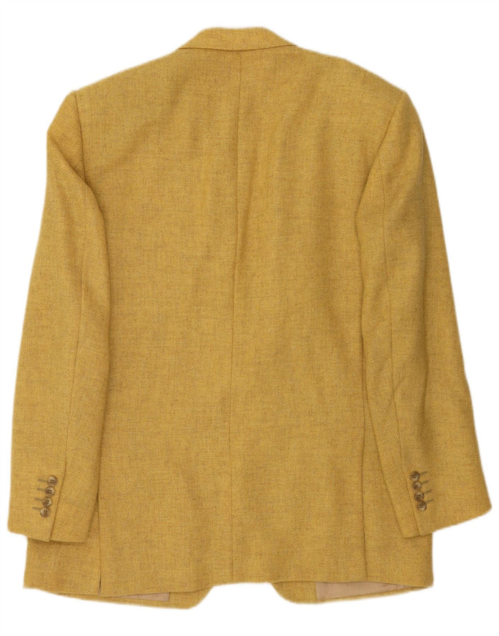 Vintage Ανδρικό Μπουφάν Blazer IT 52 XL Κίτρινο Μαλλί