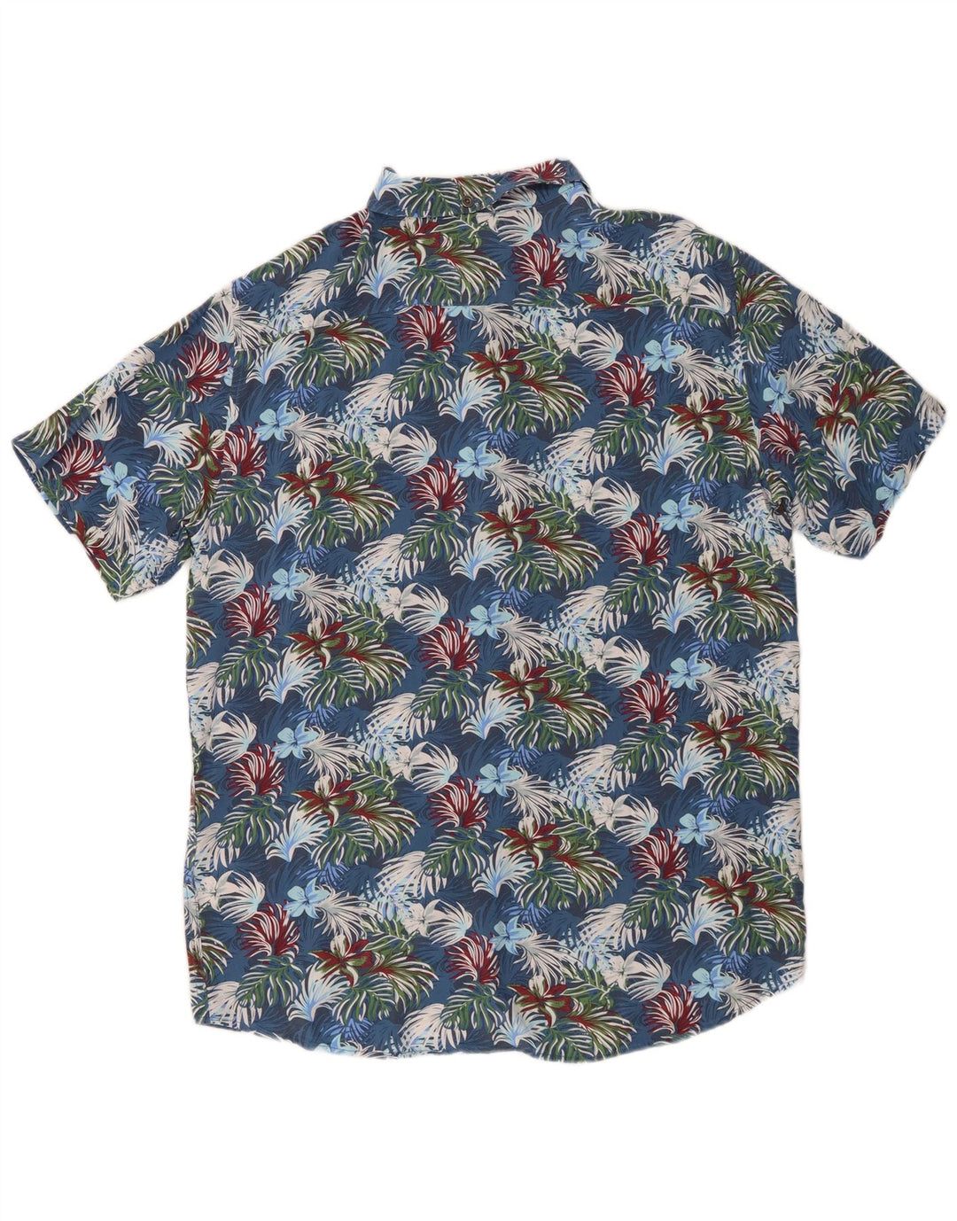 Ανδρικό κοντομάνικο πουκάμισο Mistral IT 48 Medium Blue Floral Viscose
