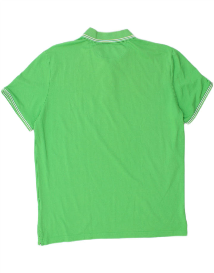 CHAMPION Mens Easy Fit Polo Shirt Large Green Vintage Champion and Second-Hand Champion from Messina Hembry 