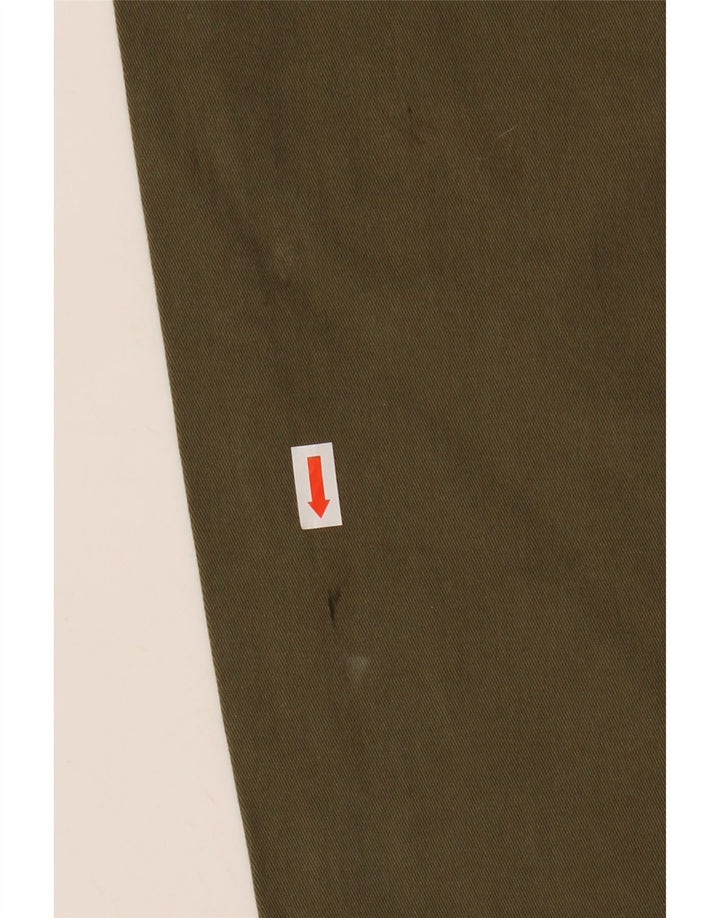 CALVIN KLEIN Γυναικείο κωνικό κομμένο παντελόνι US 12 Large W34 L26 Khaki