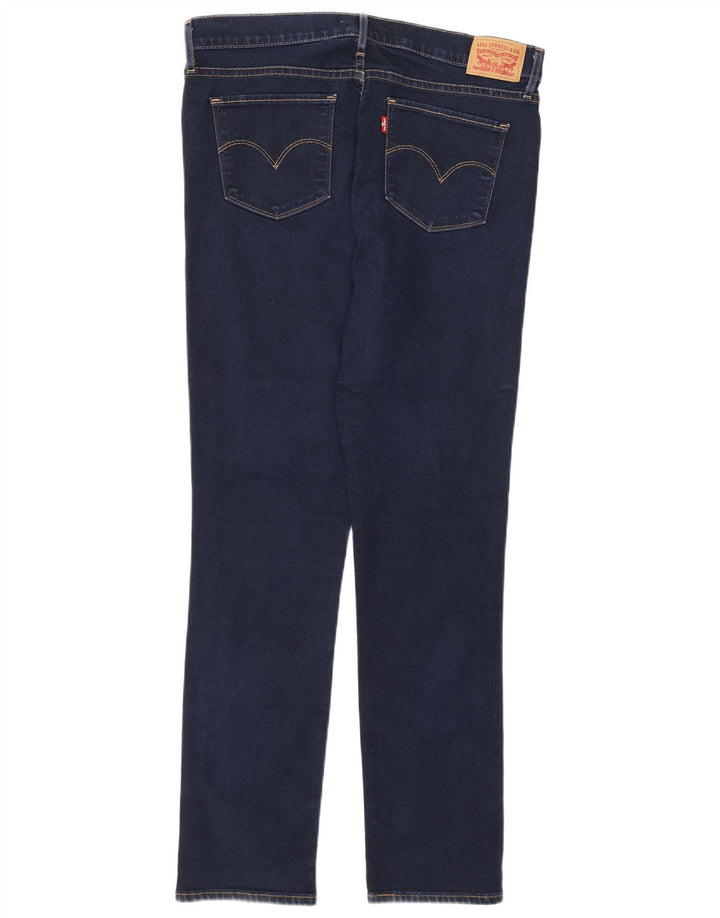 Levi's Womens 312 Shaping Slim Jeans W31 L30 Navy Blue Cotton