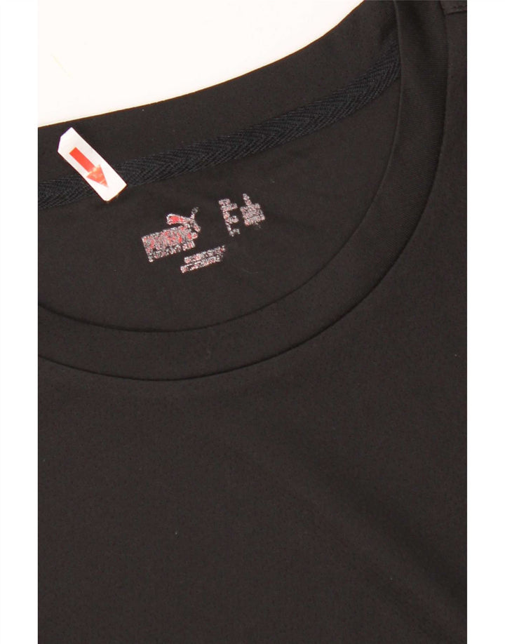 Ανδρικό γραφικό T-Shirt Puma Top Medium Μαύρο