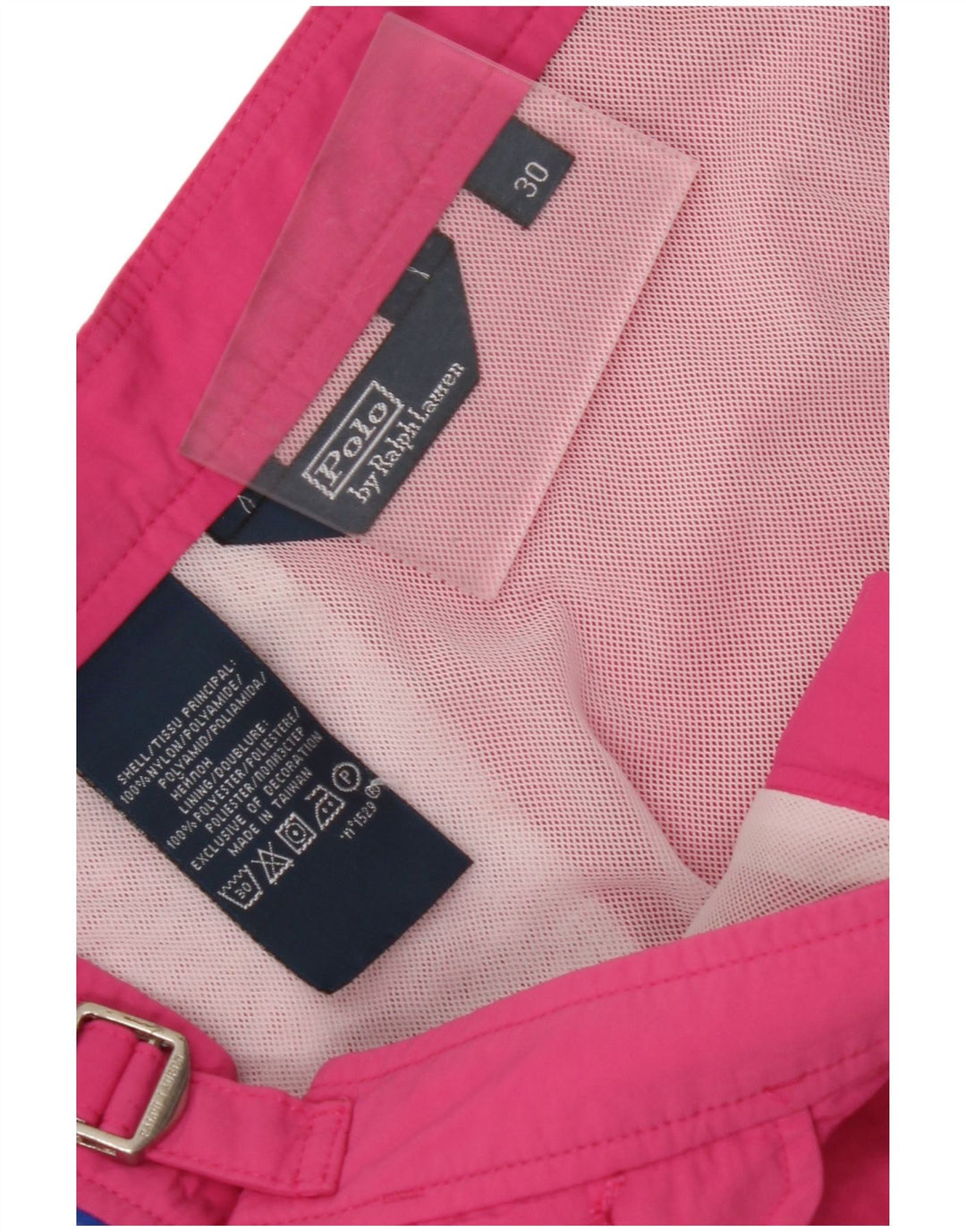 Γυναικείο σορτς κολύμβησης POLO RALPH LAUREN UK 14 Medium Pink Colourblock