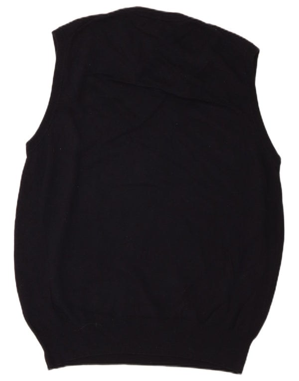 Fred Perry ανδρικό γιλέκο Tank Top Large Navy Blue Wool