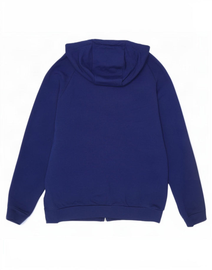 Ανδρικό πουλόβερ Nike με φερμουάρ Dri Fit με κουκούλα μικρό ναυτικό