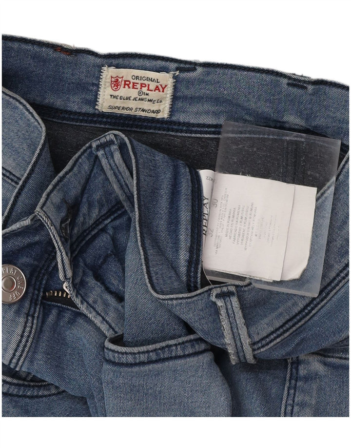 REPLAY Ανδρικό Anbass Slim Jeans W32 L30 Blue Cotton