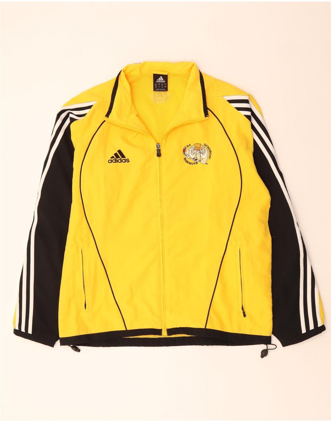 Ανδρική φόρμα ADIDAS Top Jacket UK 42 /44 Large Yellow Colourblock