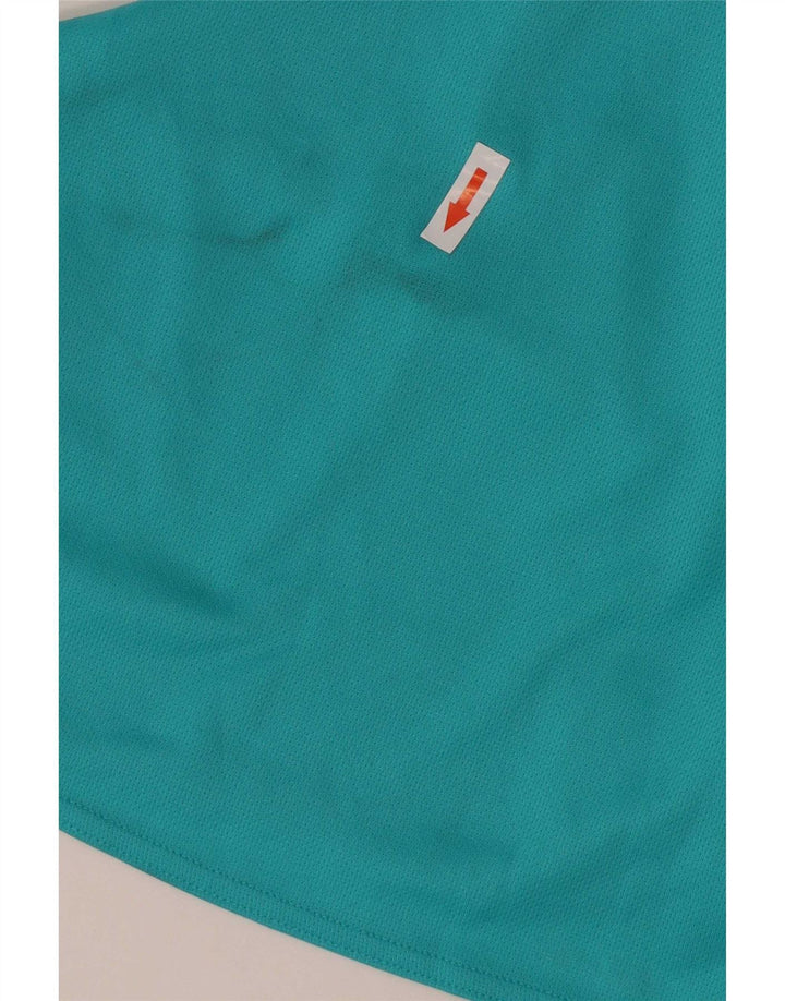Ανδρικό γιλέκο Adidas Small Turquoise Colourblock Polyester