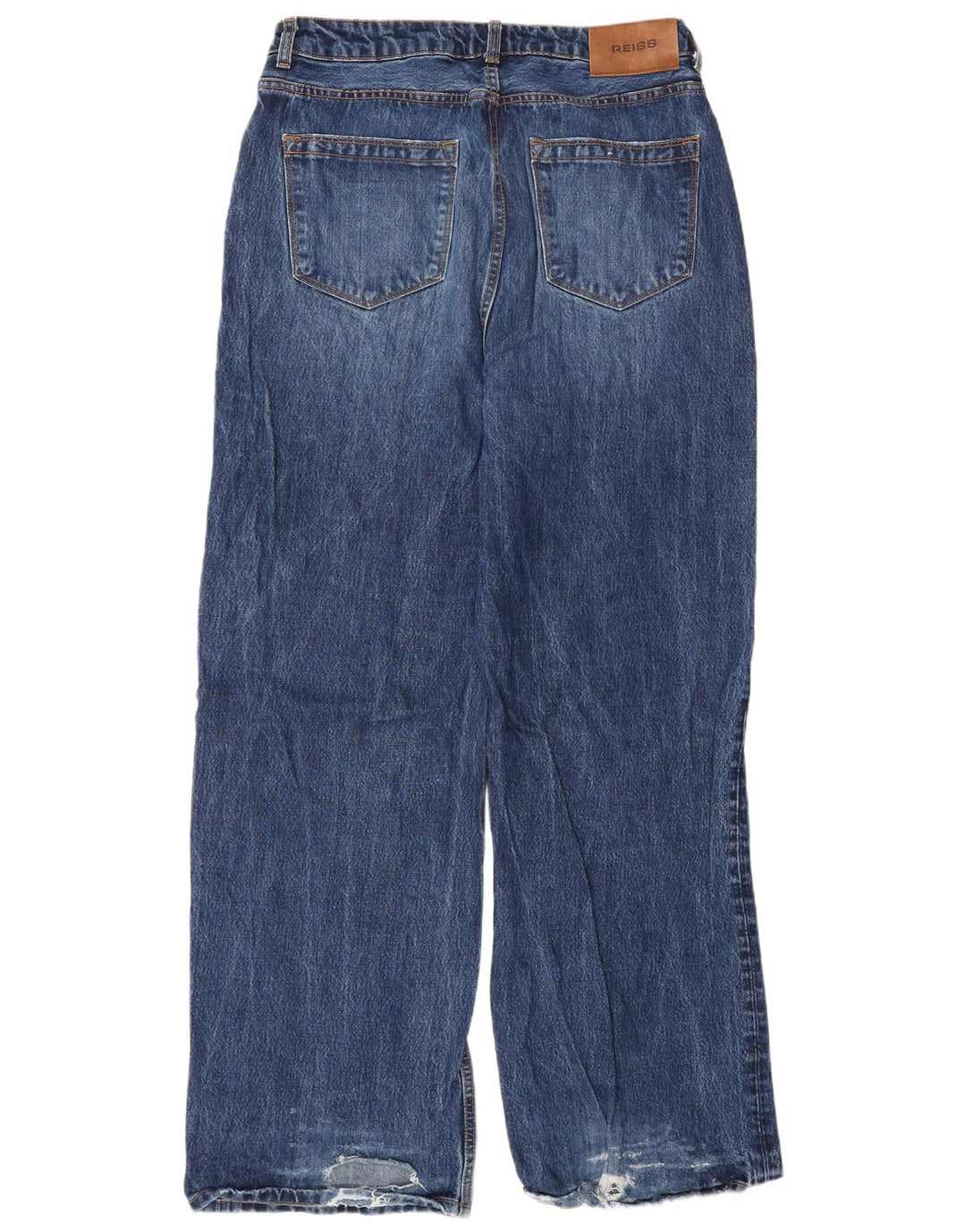 Ανδρικό Reiss Distressed Wide Leg Jeans W30 L33 Blue Viscose