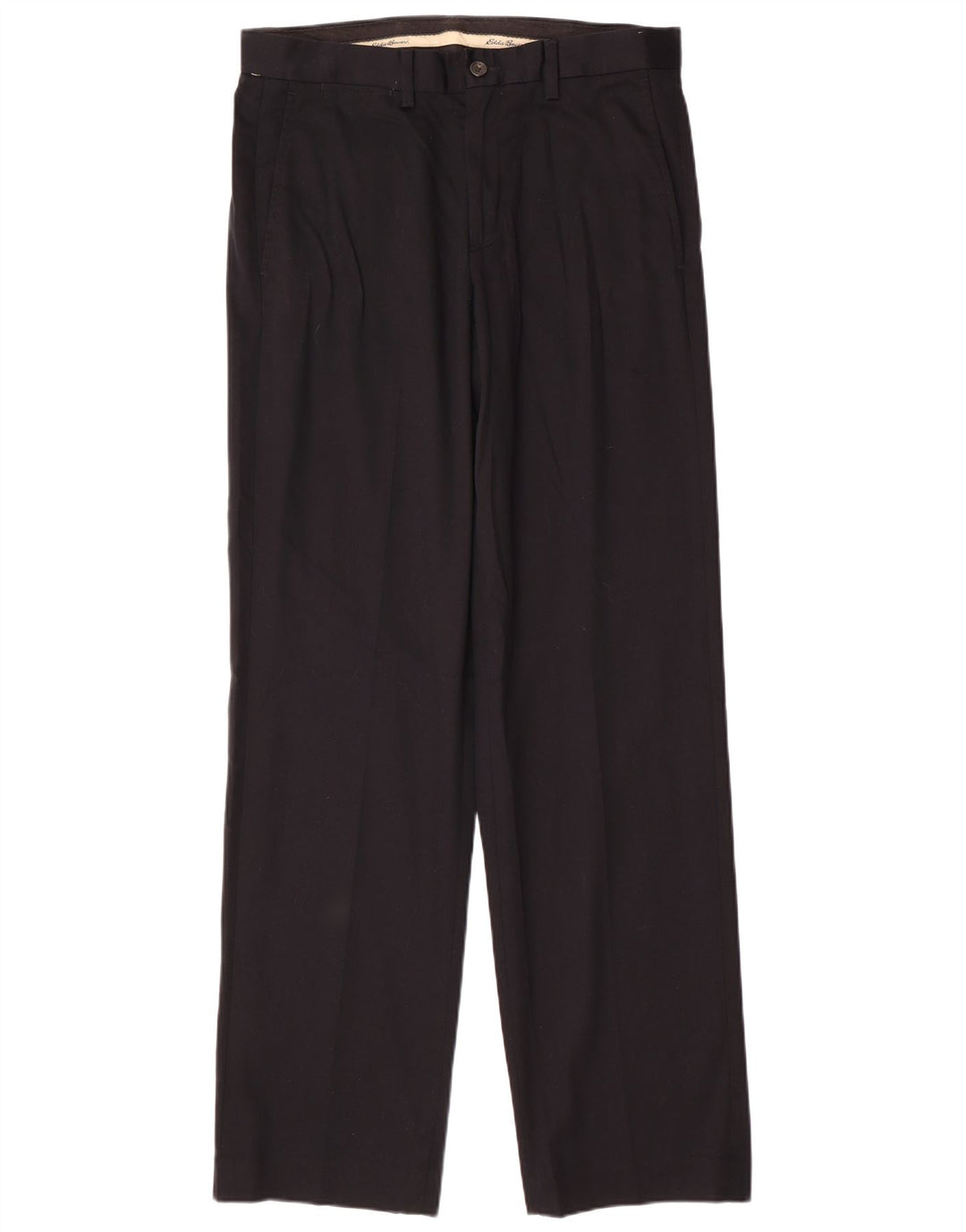 EDDIE BAUER Ανδρικό ίσιο παντελόνι Chino W32 L34 Μαύρο βαμβακερό