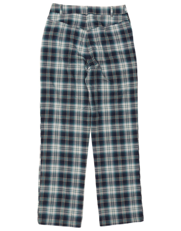 URBAN OUTFITTERS Γυναικεία ίσια casual παντελόνια Small W28 L29 Blue Check