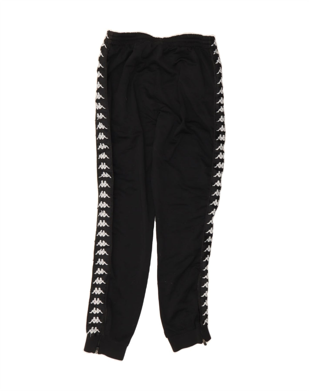 KAPPA Mens Graphic Tracksuit Trousers Joggers Small  Black Vintage Kappa and Second-Hand Kappa from Messina Hembry 