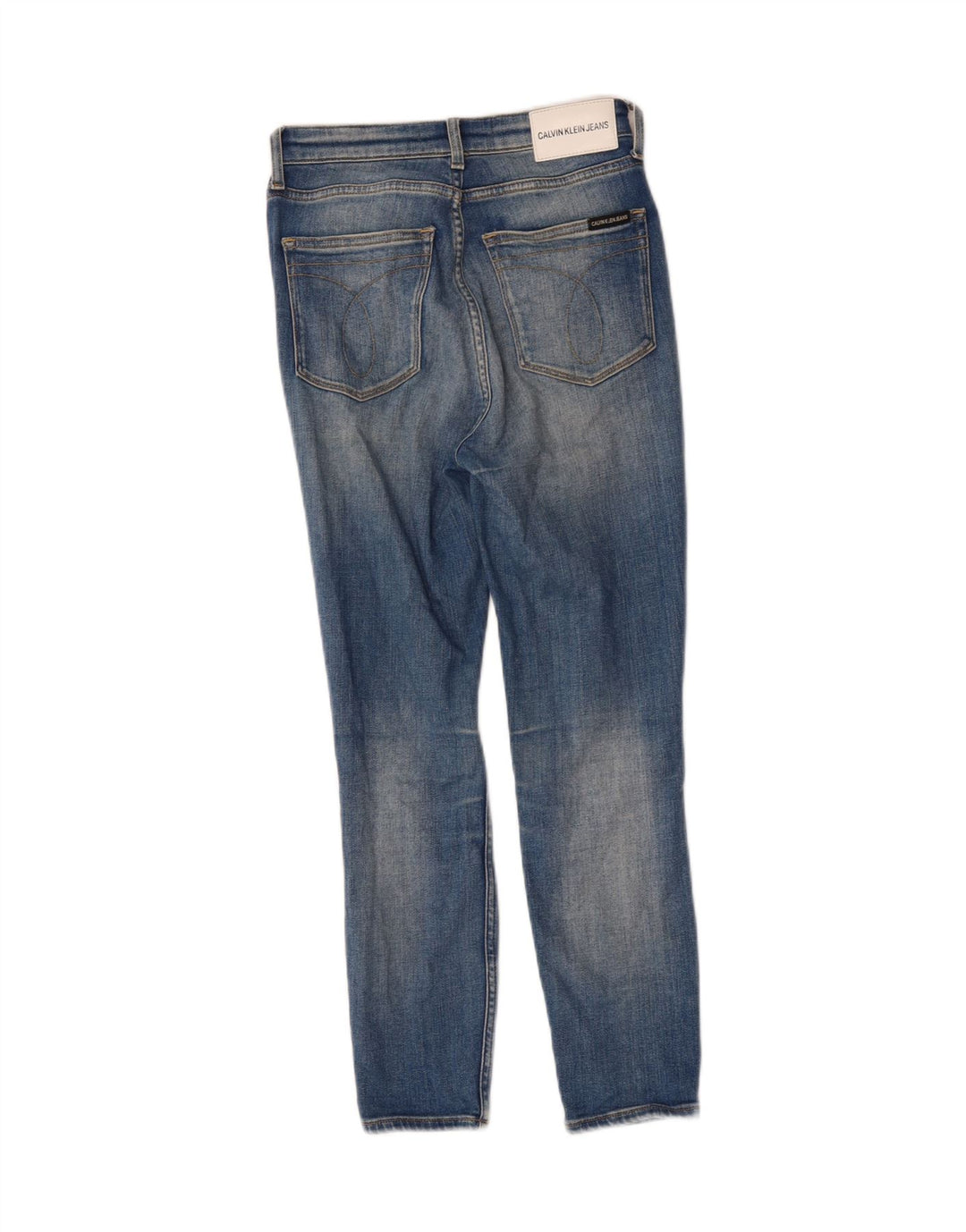 CALVIN KLEIN Womens Slim Jeans W26 L30 Blue Cotton Vintage Calvin Klein and Second-Hand Calvin Klein from Messina Hembry 