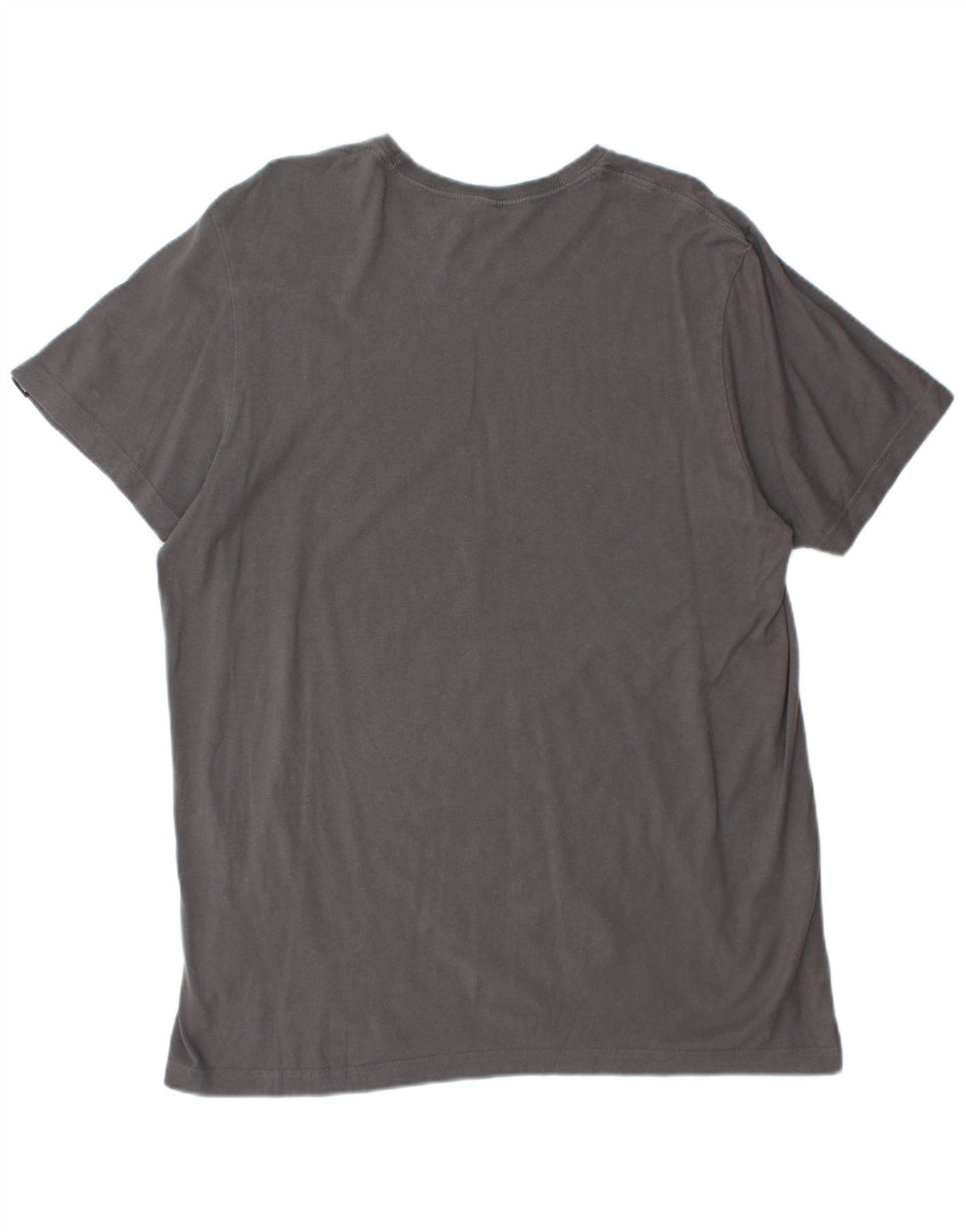 Adidas Ανδρικό τριών ριγέ γραφικό T-Shirt Τοπ μεσαίο γκρι βαμβακερό