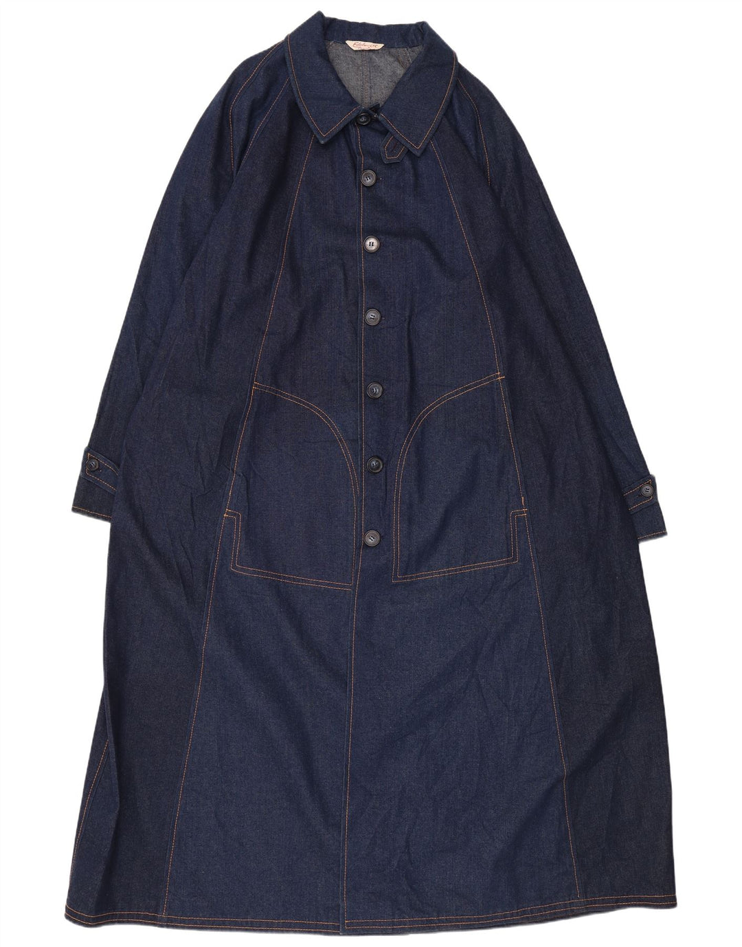 VINTAGE Ανδρικό τζιν παλτό UK 18 XL Navy Blue