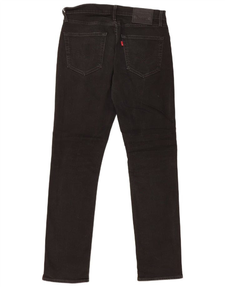 Levi's Mens 511 Slim Jeans W31 L32 Μαύρο βαμβακερό