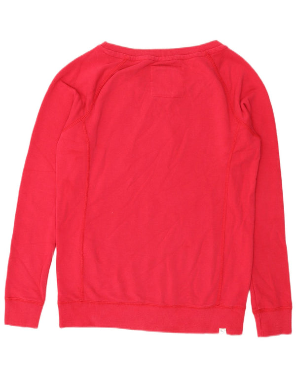 Γυναικείο Γραφικό Φούτερ Puma Jumper UK 12 Ροζ Βαμβακερό μεσαίο
