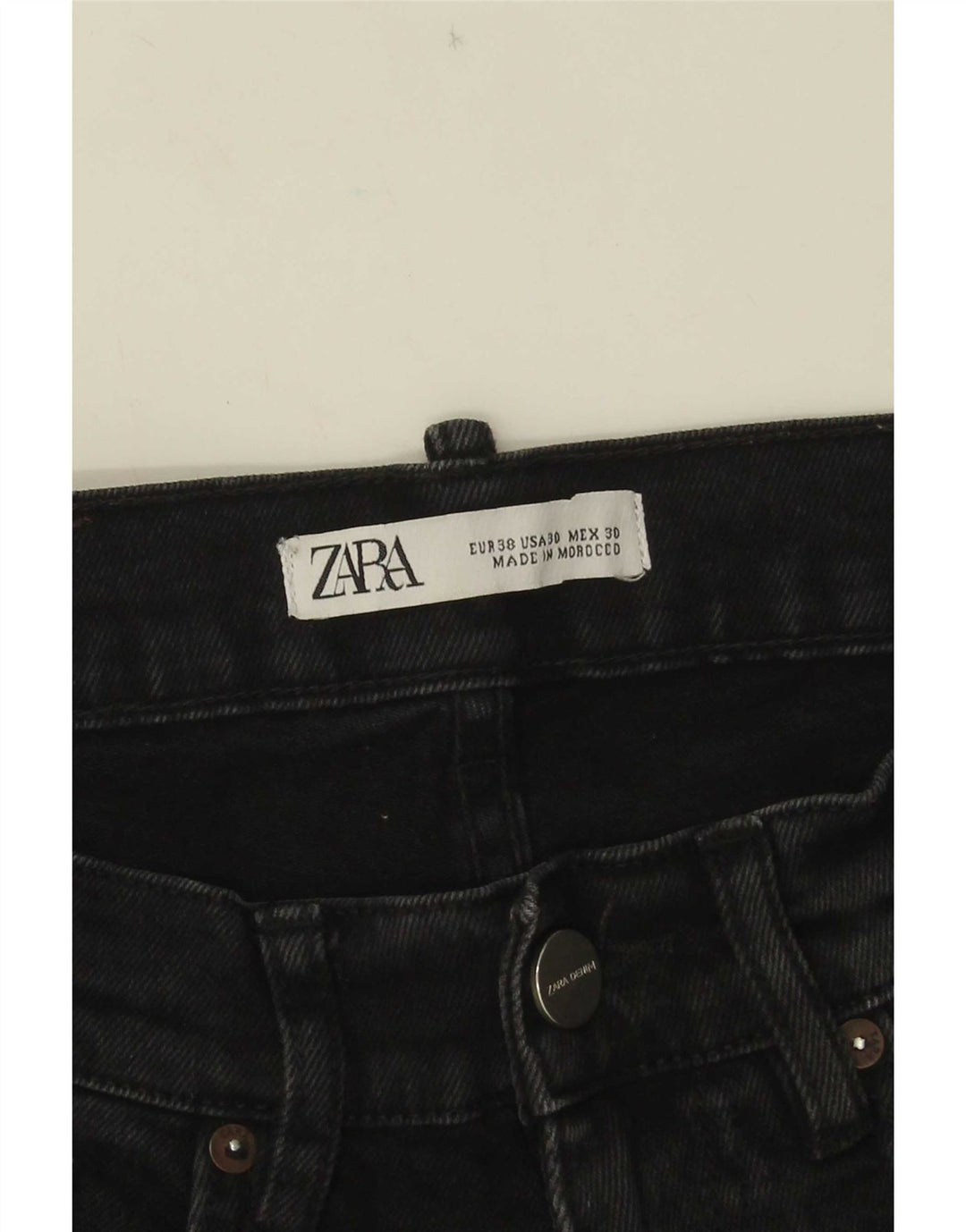 Zara Ανδρικό Slim Jeans EU 38 Small W30 L31 Μαύρο