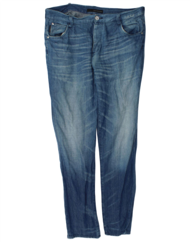 Ανδρικό τζιν Calvin Klein Regular Slim W38 L34 Blue