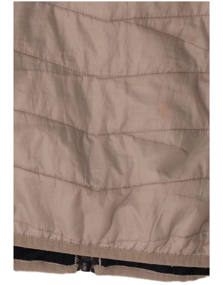 Timberland Ανδρικό padded Gilet UK 38 Medium White Colorblock Πολυεστέρας