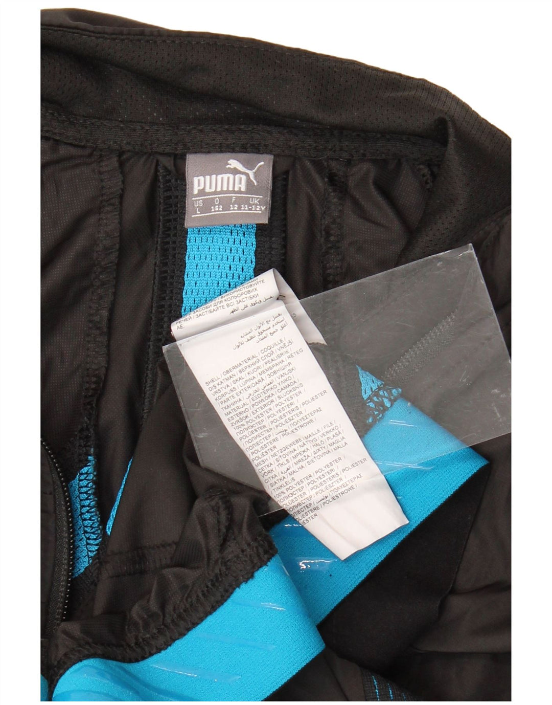 Μπουφάν PUMA Boys αθλητική φόρμα 11-12 ετών Μαύρο πολυεστέρα