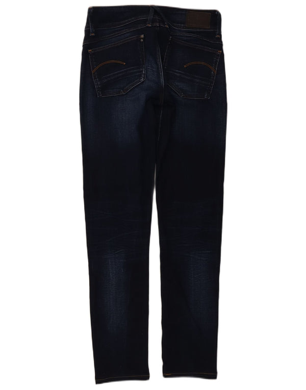 G-STAR Γυναικεία Lynn Ψηλόμεσα Skinny Jeans W26 L29 Navy Blue