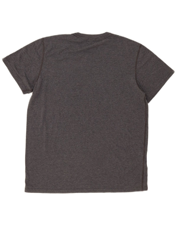 Adidas Mens T-Shirt Top Large Grey Flecked