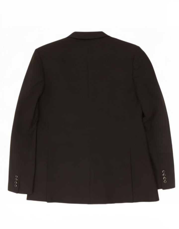 Marks & Spencer Ανδρικό σακάκι σακάκι με 2 κουμπιά 44 XL Μαύρο πολυεστέρα
