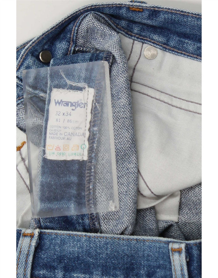 Ανδρικό τζιν Wrangler ίσιο W32 L31 Μπλε βαμβακερό