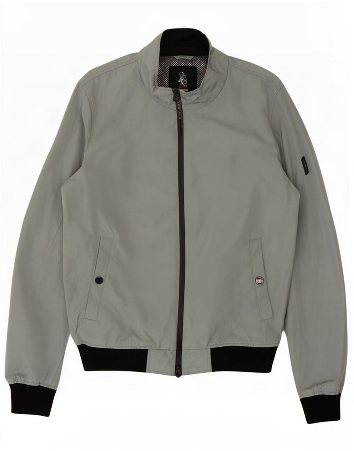 Ανδρικό μπουφάν Refrigue Bomber UK 38 Medium Grey Colourblock Polyester