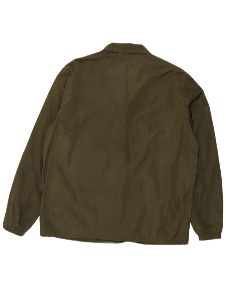 Zara Ανδρικό μπουφάν βροχής UK 40 Large Khaki Polyester