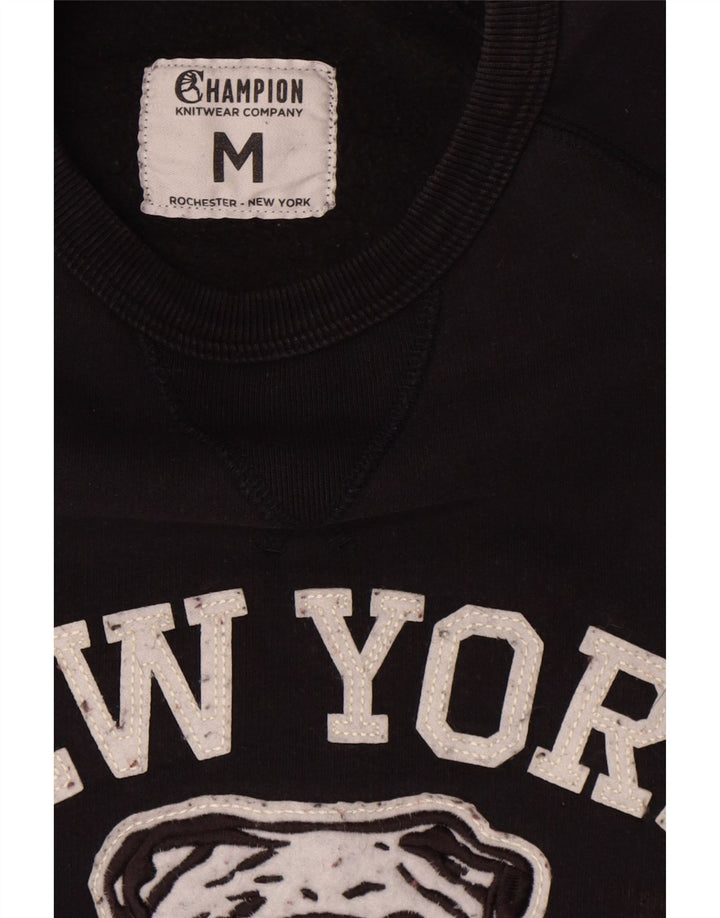 Ανδρικό γραφικό φούτερ Champion Jumper Medium Navy Blue Cotton