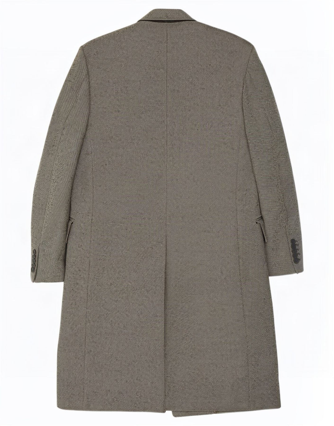 Ανδρικό παλτό Sidi με διπλό στήθος UK 38 Medium Grey Pinstripe
