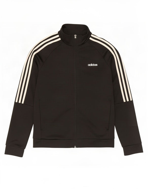 Γυναικεία αθλητική φόρμα Adidas Top Jacket UK 12/14 Medium Black Polyester