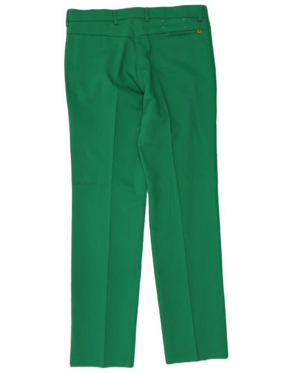 Farah Γυναικείο ίσιο casual παντελόνι W36 L34 πράσινο πολυεστέρα