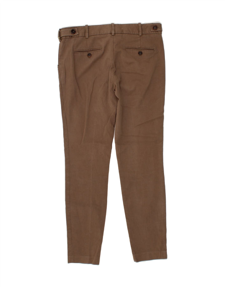 MASSIMO DUTTI Womens Slim Casual Trousers EU 40 Medium W30 L29 Brown Vintage Massimo Dutti and Second-Hand Massimo Dutti from Messina Hembry 