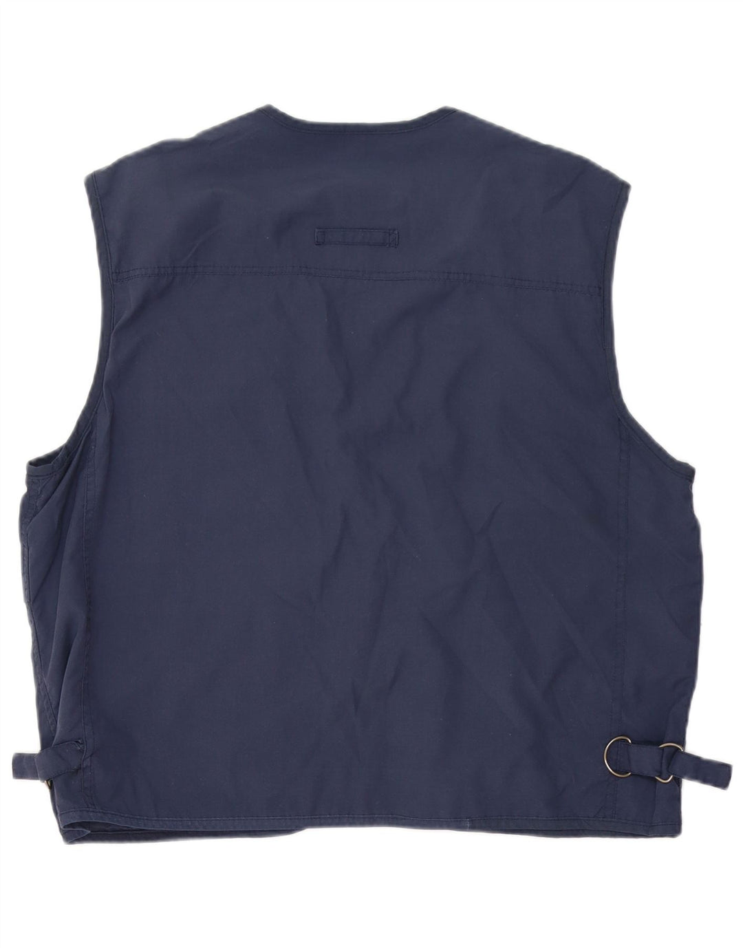 VINTAGE Mens Utility Gilet UK 42 XL Navy Blue