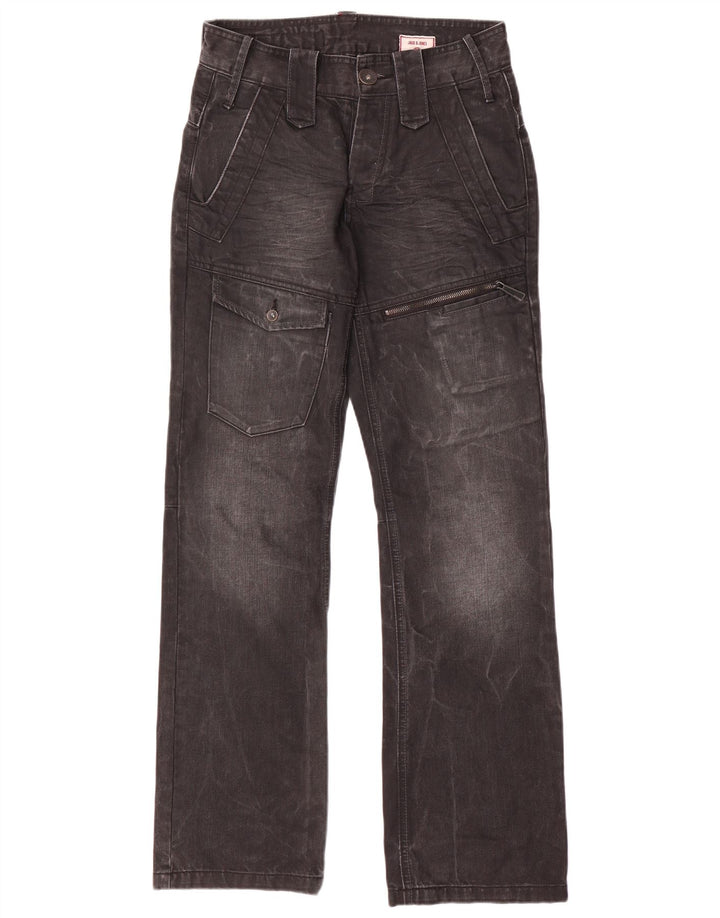 Jack & Jones Ανδρικό Τζιν Cargo Straight W28 L32 Γκρι βαμβακερό