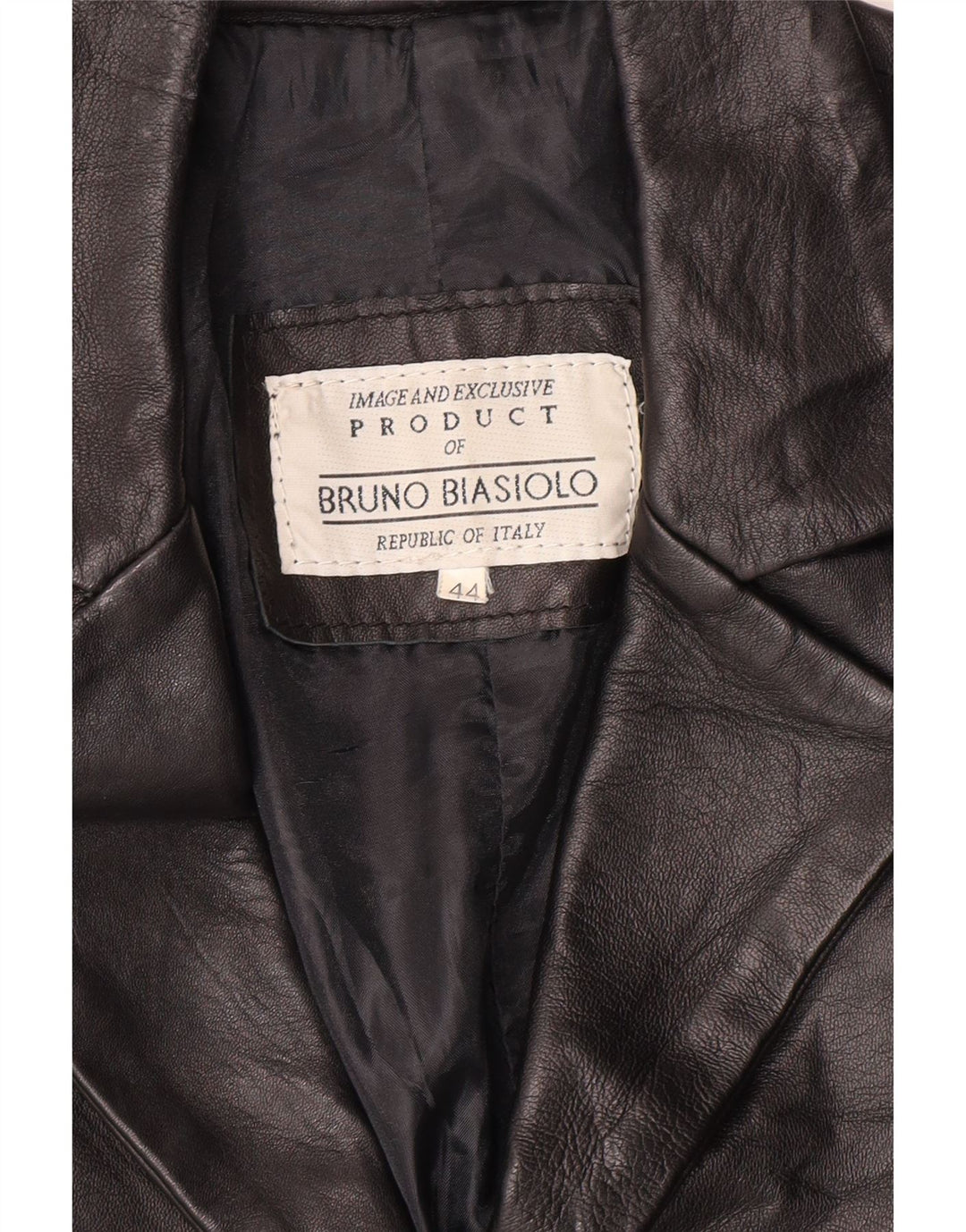 Vintage Γυναικείο Δερμάτινο Μπουφάν IT 44 Medium Black Classic