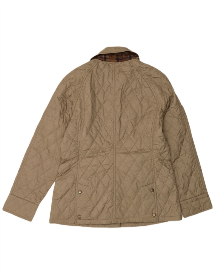 Γυναικείο καπιτονέ μπουφάν Barbour UK 12 Medium Beige Polyamide