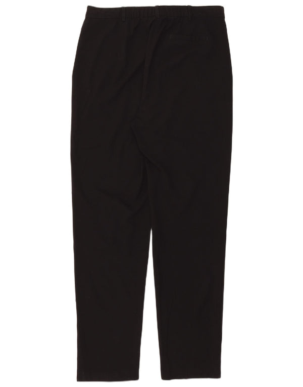 Γυναικείο ψηλόμεσο παντελόνι Chino Marks & Spencer UK 14 μεγάλο W34 L32 μαύρο