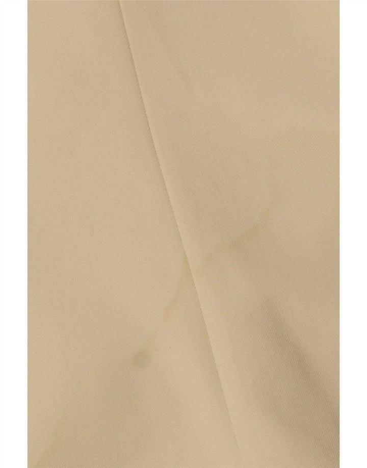 Zara Γυναικείο Μπουφάν Blazer με διπλό στήθος UK 14 XL Off White Polyester