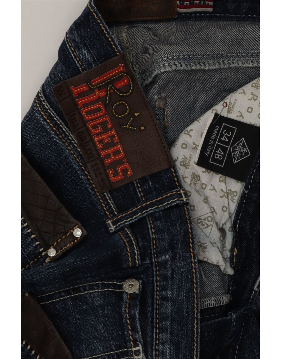 Ανδρικό τζιν ίσιο Roy Rogers W34 L31 Μπλε βαμβακερό