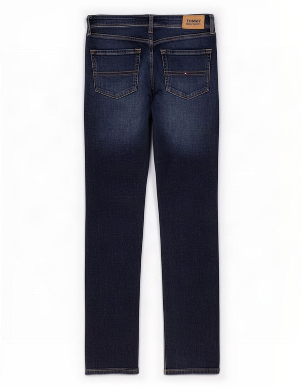 Tommy Hilfiger Boys Slim Jeans 13-14 ετών W28 L29 Μπλε βαμβακερό