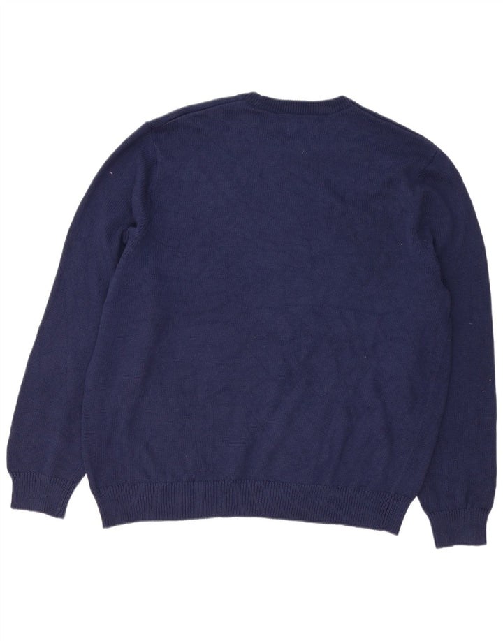 Ανδρικό Chaps Regular Fit Crew Neck Jumper πουλόβερ 2XL Navy Blue Classic