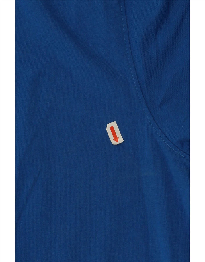 Ανδρικό γραφικό T-Shirt Mountain Warehouse Top Μεσαίο Μπλε Βαμβακερό