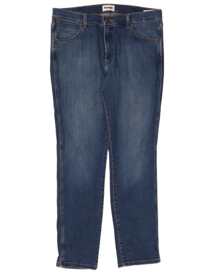 Ανδρικό τζιν Wrangler Larston Slim W36 L32 Μπλε βαμβακερό
